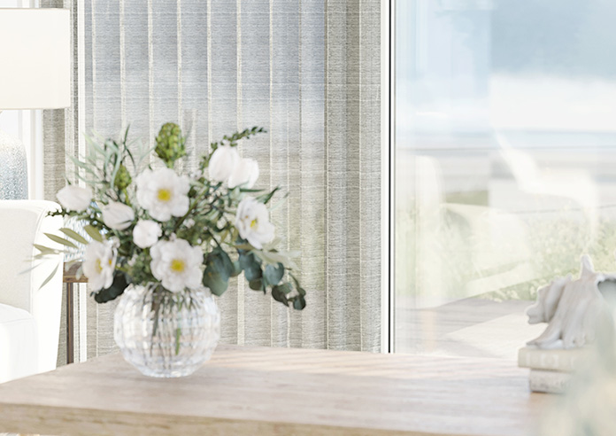 Sahara Voile, Metallic Grey - Made to Measure Curtains - Image 5